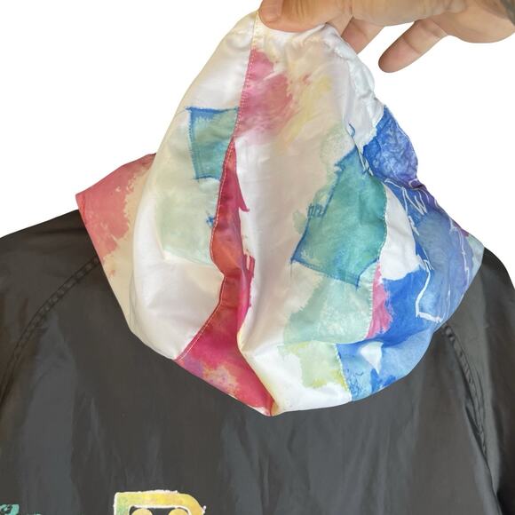 Walt Disney World Watercolor Art 1/4 zip castle graphic lightweight windbreaker - Picture 8 of 8